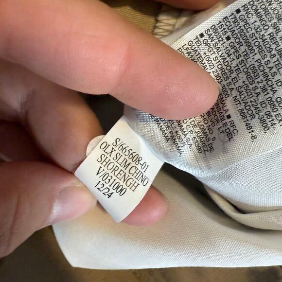 Old Navy Slim School Uniform Chino Pants for Boys, Shorength, 20 Plus 665608 - Picture 8 of 8